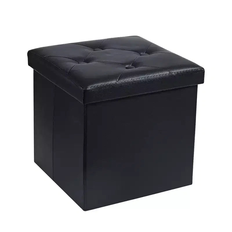Banc de rangement pliant VECELO, banc à chaussures et repose-pieds polyvalent, banc de chambre avec rangement, supporte jusqu'à 300 kg