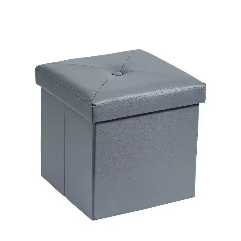 Banc de rangement pliant VECELO, banc à chaussures et repose-pieds polyvalent, banc de chambre avec rangement, supporte jusqu'à 300 kg
