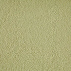 Mobilier de salon Canapé paresseux trois places en tissu Teddy blanc