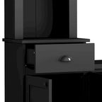 Meuble TV avec pont, support TV avec étagères réglables pour téléviseurs jusqu'à 75 pouces, deux consoles multimédia
