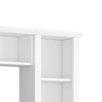 Meuble TV avec pont, support TV avec étagères réglables pour téléviseurs jusqu'à 75 pouces, deux consoles multimédia
