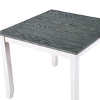 Ensemble de table à manger carrée de 5 pièces Badia Transitional White par Furniture of America