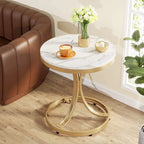 Table d'appoint ronde moderne pour entrée ou salon