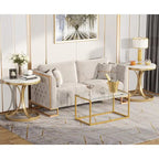Table d'appoint ronde moderne pour entrée ou salon