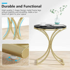 Table d'appoint ronde moderne pour entrée ou salon