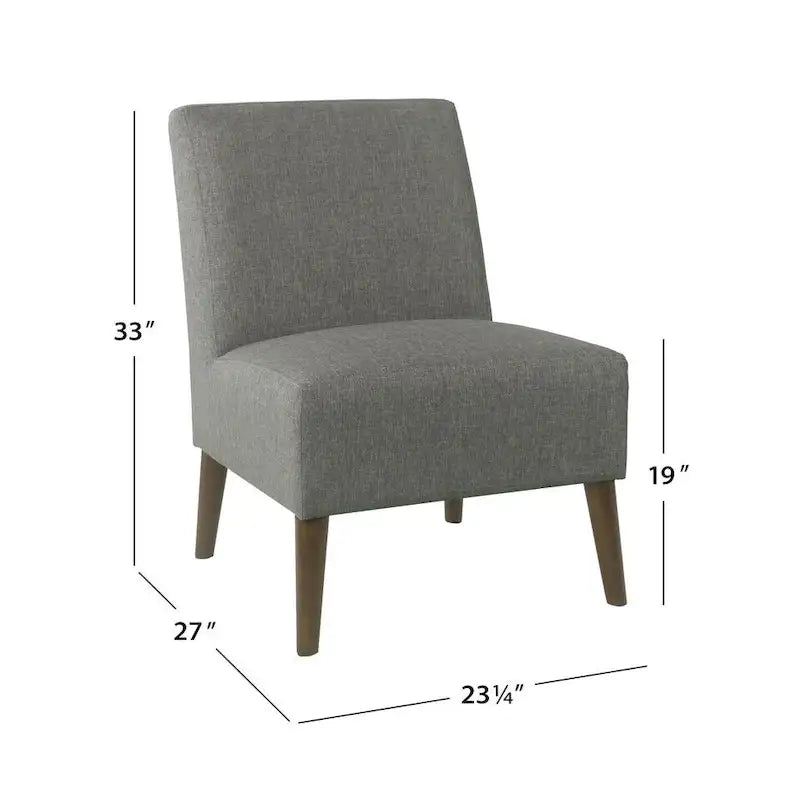 Chaise de salle à manger moderne sans accoudoirs