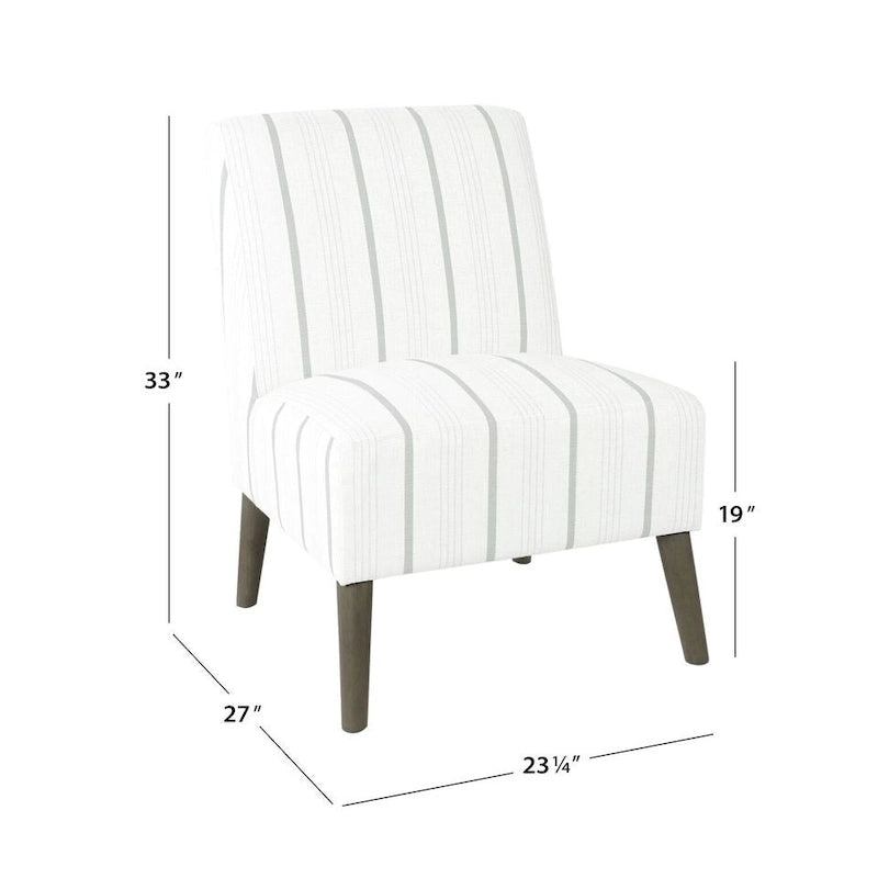 Chaise de salle à manger moderne sans accoudoirs
