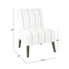 Chaise de salle à manger moderne sans accoudoirs