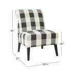 Chaise de salle à manger moderne sans accoudoirs