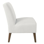 Chaise de salle à manger moderne sans accoudoirs