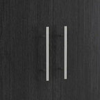Armoire de chambre 2 portes South Shore avec tiroir de rangement et tringle à vêtements