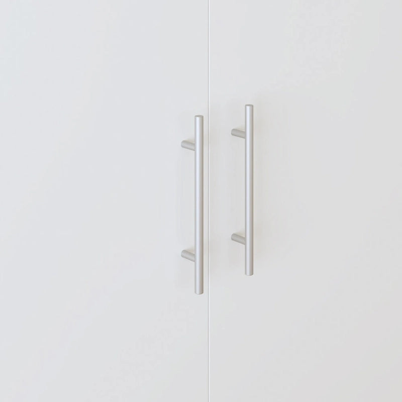 Armoire de chambre 2 portes South Shore avec tiroir de rangement et tringle à vêtements