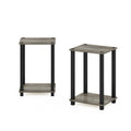 Table d'appoint simple Furinno, petite, lot de 2