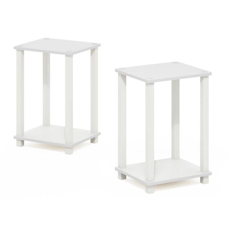 Table d'appoint simple Furinno, petite, lot de 2
