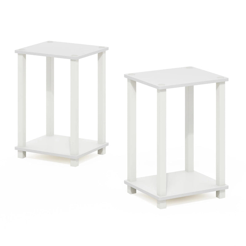 Table d'appoint simple Furinno, petite, lot de 2