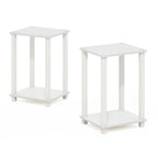 Table d'appoint simple Furinno, petite, lot de 2