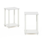 Table d'appoint simple Furinno, petite, lot de 2