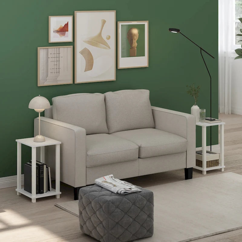 Table d'appoint simple Furinno, petite, lot de 2