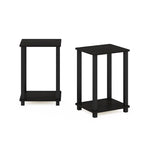 Table d'appoint simple Furinno, petite, lot de 2