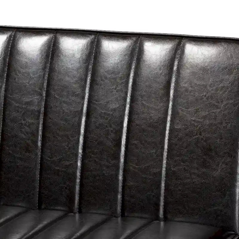 Ensemble banquette de coin repas 2 pièces Daymond, style moderne du milieu du siècle