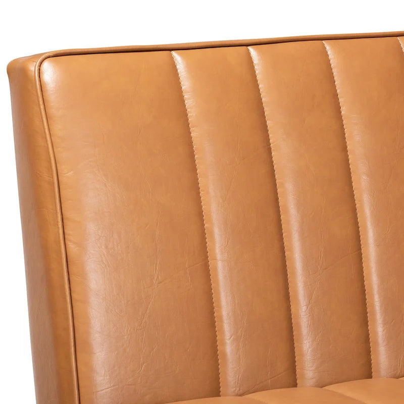 Ensemble banquette de coin repas 2 pièces Daymond, style moderne du milieu du siècle