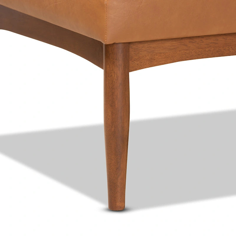 Ensemble banquette de coin repas 2 pièces Daymond, style moderne du milieu du siècle
