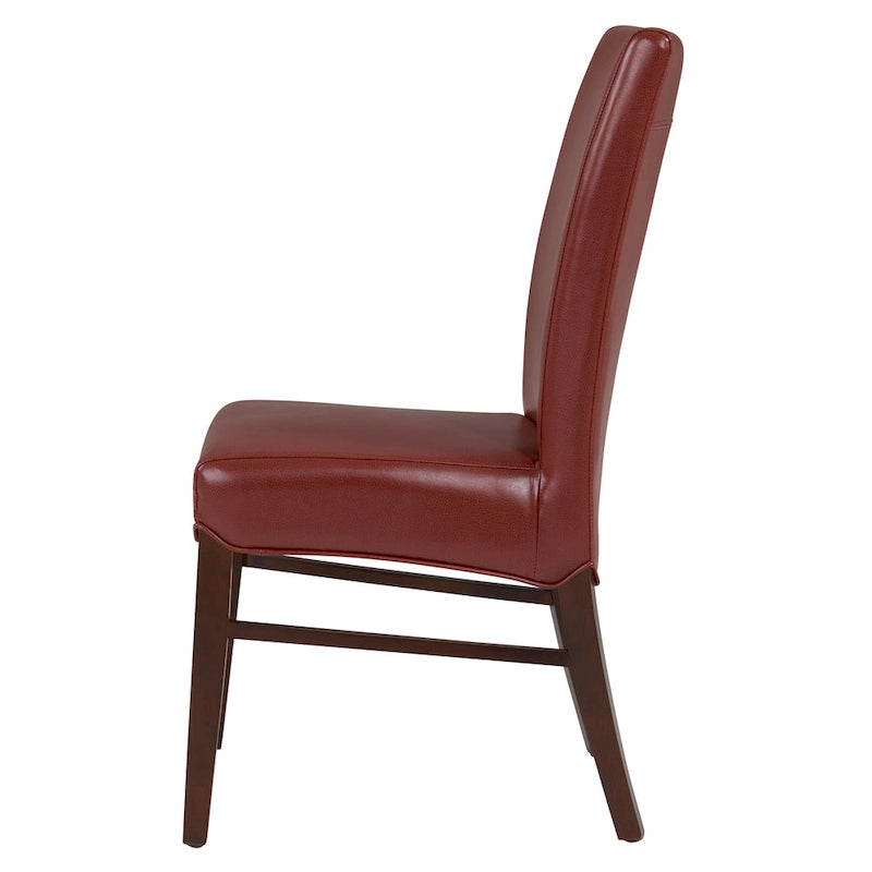 Chaises de salle à manger Milton en cuir reconstitué (lot de 2) - na
