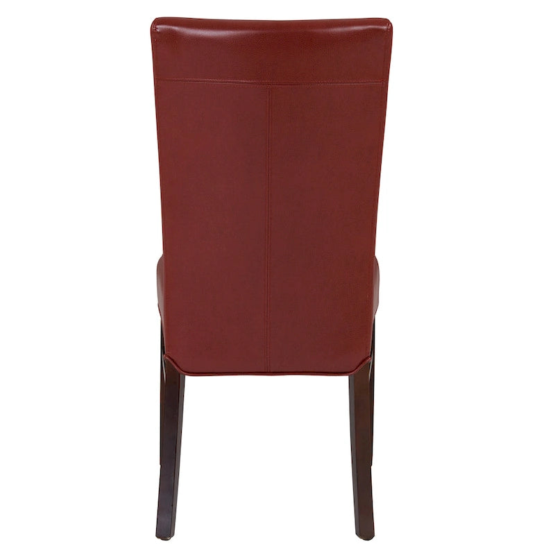 Chaises de salle à manger Milton en cuir reconstitué (lot de 2) - na