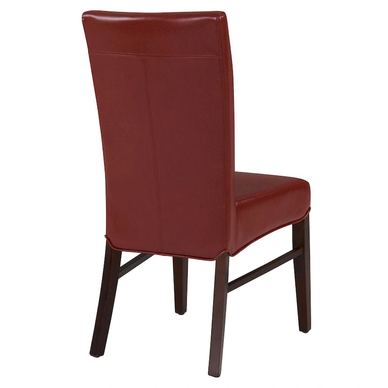 Chaises de salle à manger Milton en cuir reconstitué (lot de 2) - na