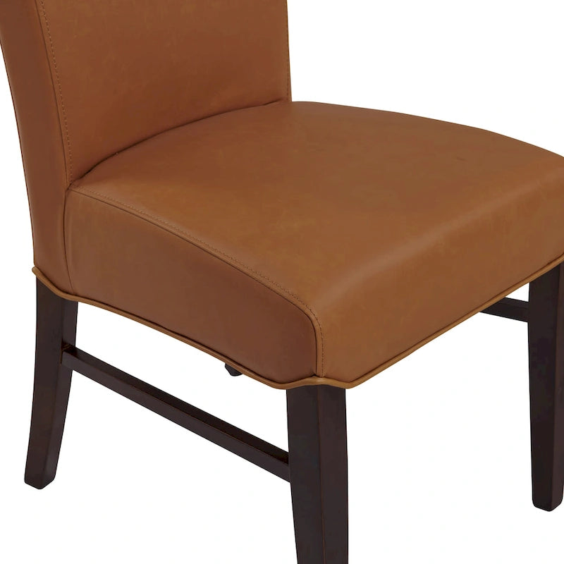 Chaises de salle à manger Milton en cuir reconstitué (lot de 2) - na