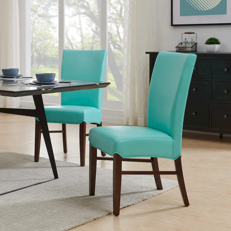 Chaises de salle à manger Milton en cuir reconstitué (lot de 2) - na