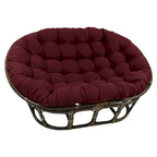Coussin de canapé Papasan double en sergé uni, 65 x 48 pouces (coussin seulement)