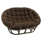 Coussin de canapé Papasan double en sergé uni, 65 x 48 pouces (coussin seulement)