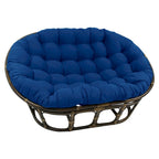 Coussin de canapé Papasan double en sergé uni, 65 x 48 pouces (coussin seulement)