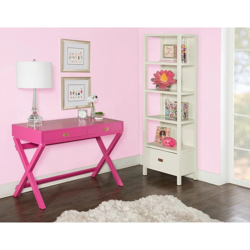 Bureau rectangulaire Poppy avec rangement