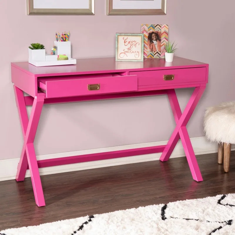 Bureau rectangulaire Poppy avec rangement