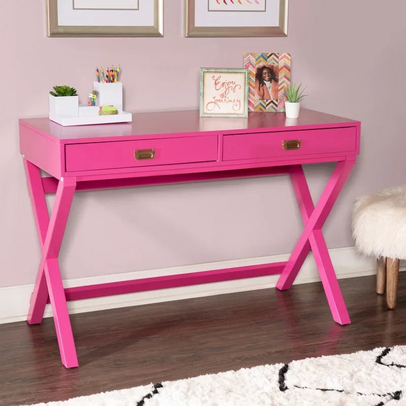 Bureau rectangulaire Poppy avec rangement