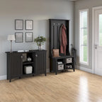 Ensemble de rangement pour entrée Salinas avec porte-manteau, banc à chaussures et armoire