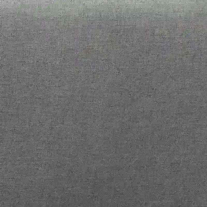 Tête de lit cintrée Gala Vintage Classic en tissu et bois, gris