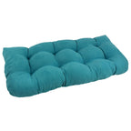 Coussin de banc en microsuède à dossier arrondi de 42 x 19 pouces (42 x 19)