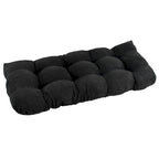 Coussin de banc en microsuède à dossier arrondi de 42 x 19 pouces (42 x 19)