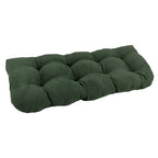 Coussin de banc en microsuède à dossier arrondi de 42 x 19 pouces (42 x 19)