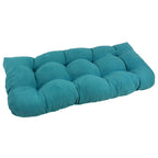 Coussin de banc en microsuède à dossier arrondi de 42 x 19 pouces (42 x 19)