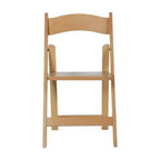 Flash Furniture Holden, chaises de salle à manger pliantes en bois massif, de qualité commerciale – ensemble de 2