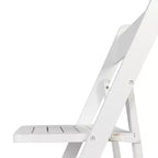 Flash Furniture Holden, chaises de salle à manger pliantes en bois massif, de qualité commerciale – ensemble de 2