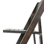 Flash Furniture Holden, chaises de salle à manger pliantes en bois massif, de qualité commerciale – ensemble de 2