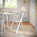 Flash Furniture Holden, chaises de salle à manger pliantes en bois massif, de qualité commerciale – ensemble de 2
