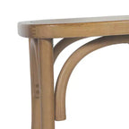 Chaise de salle à manger empilable Flash Furniture Brooklyn en bois massif de qualité commerciale avec dossier finement détaillé