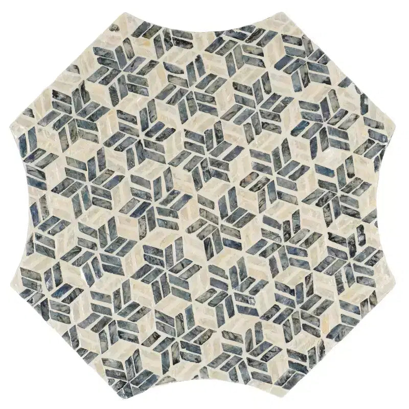 Table d'appoint Lindar - ACC1807A - Blanc/Noir - Safavieh