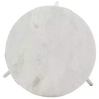 Table d'appoint ronde Everbrooke - ACC4607A - Marbre blanc/Noir - Safavieh